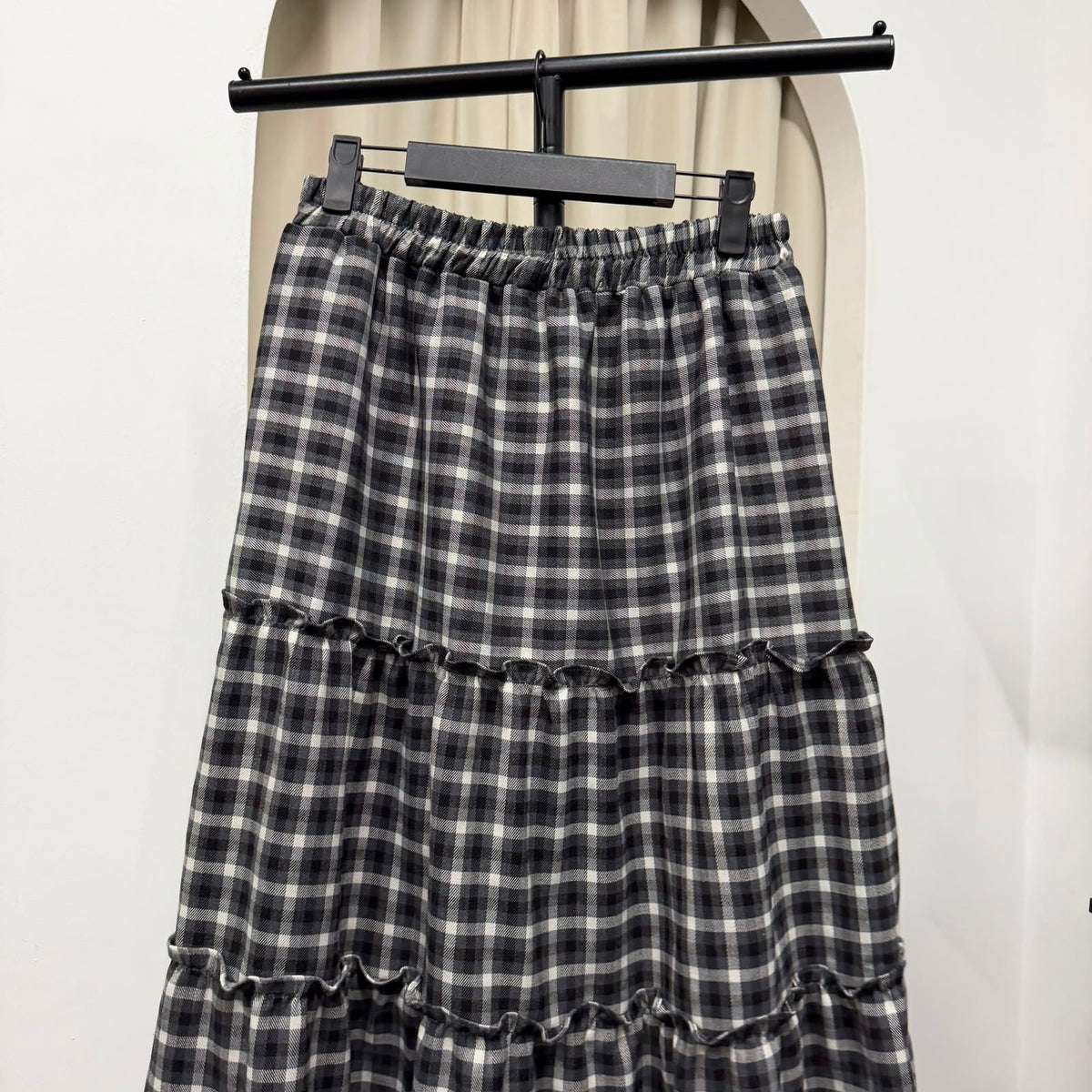 Meera Tiered Skirt (CGLABEL - Flannel)
