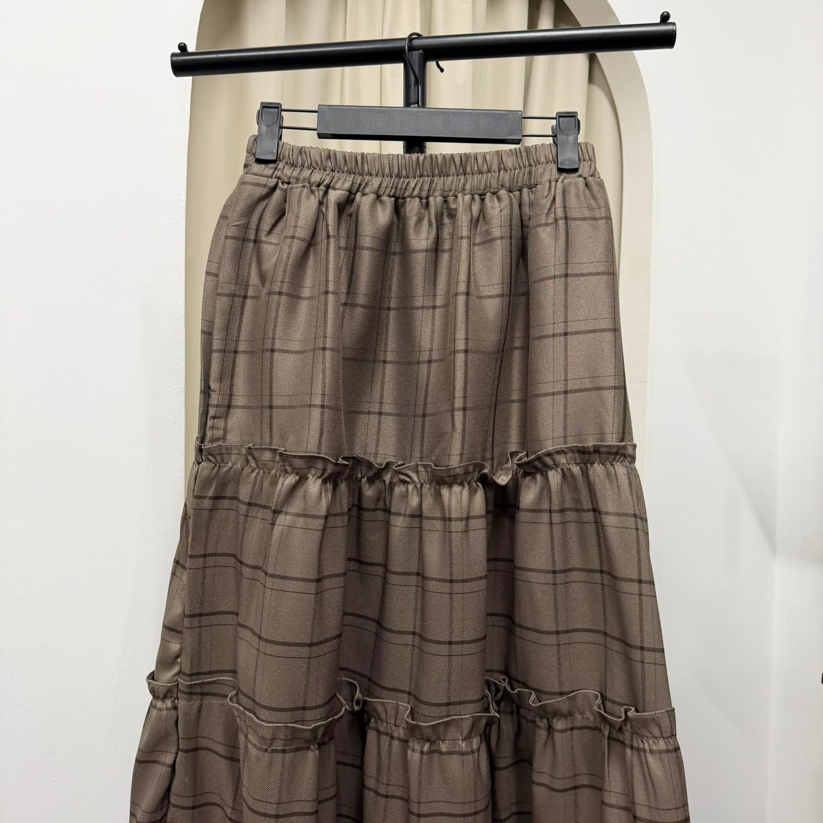 Meera Tiered Skirt (CGLABEL - Flannel)