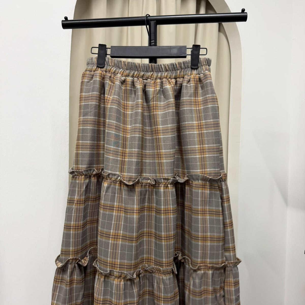 Meera Tiered Skirt (CGLABEL - Flannel)