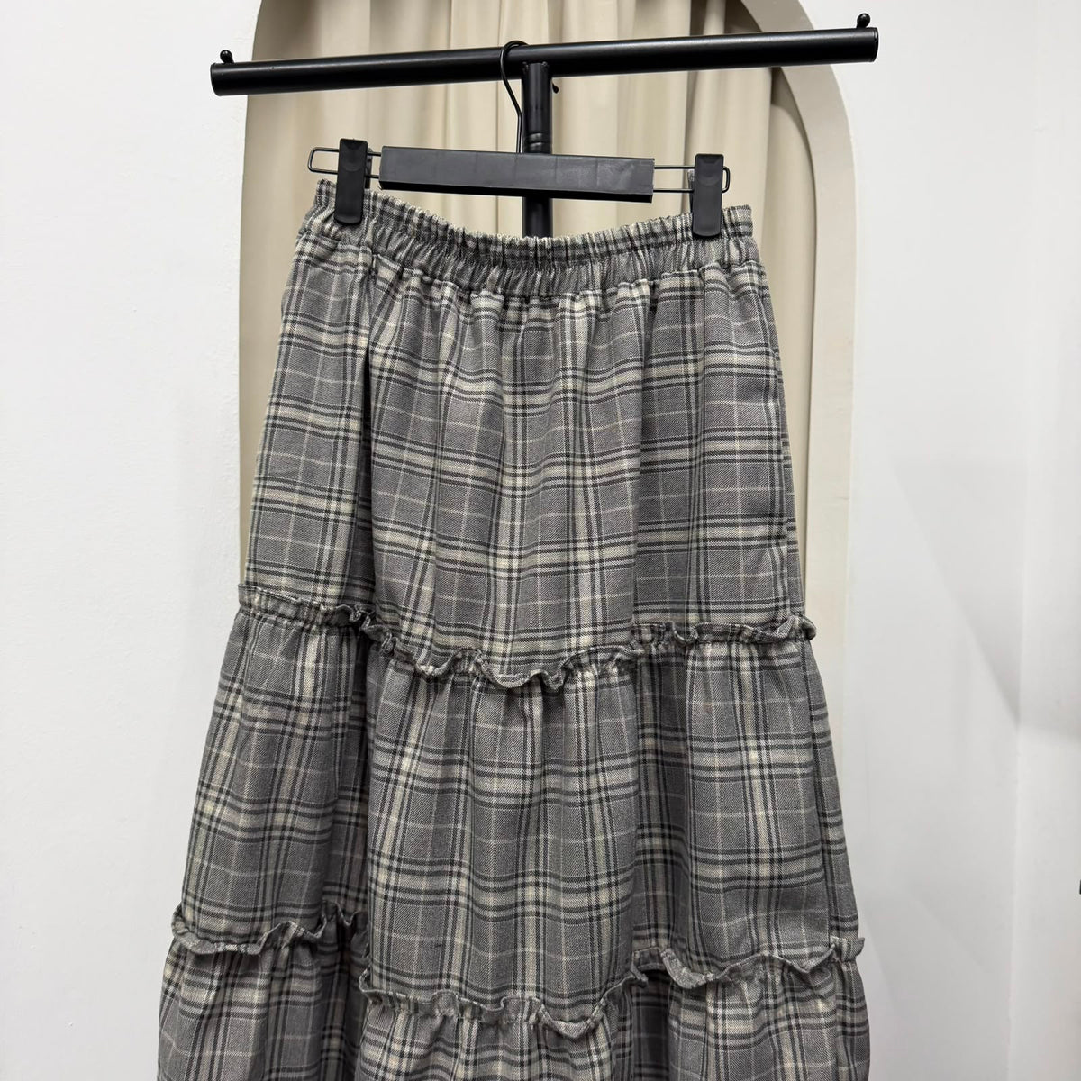 Meera Tiered Skirt (CGLABEL - Flannel)
