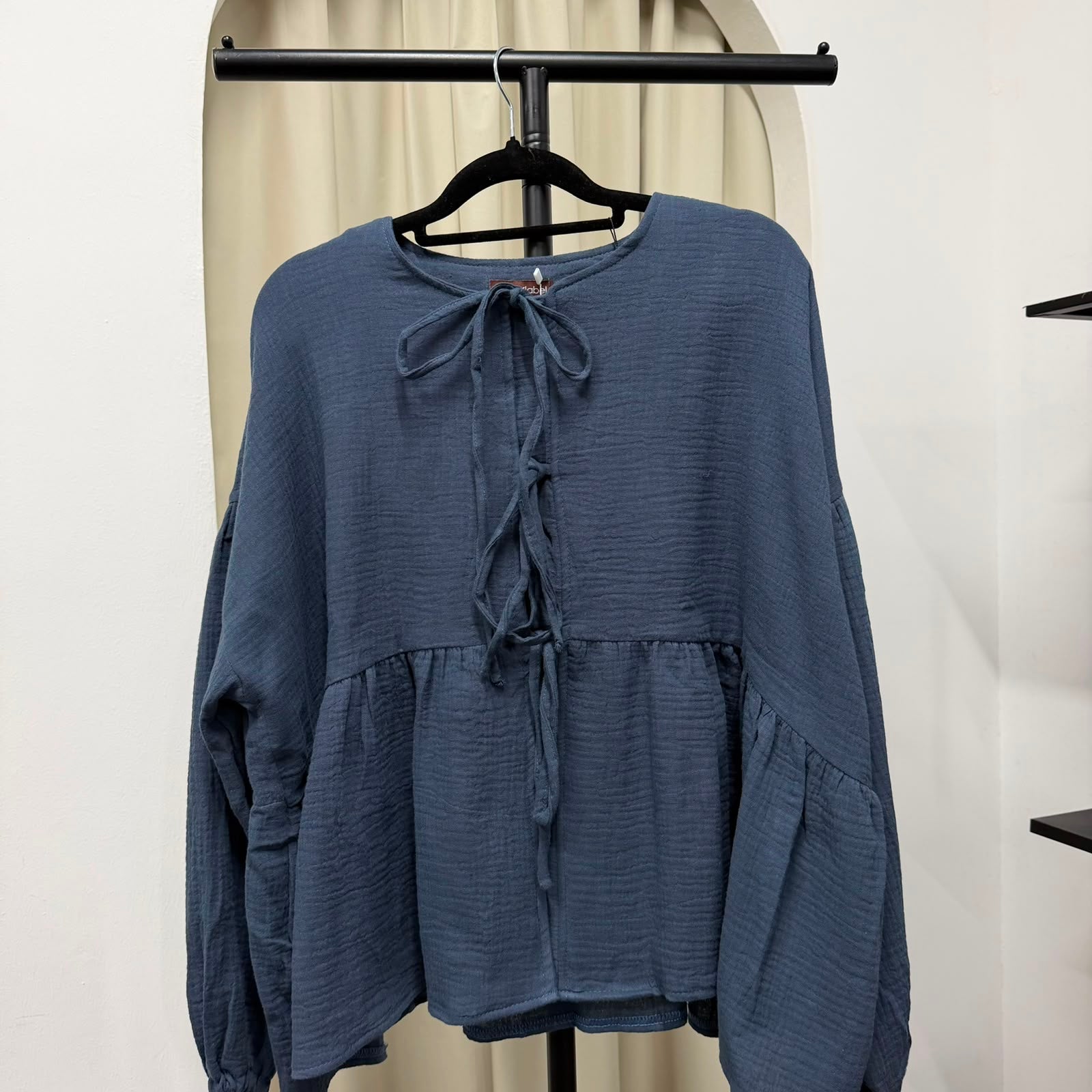 Oversized Ribbon Peplum (CGLABEL - Cotton Foam series)