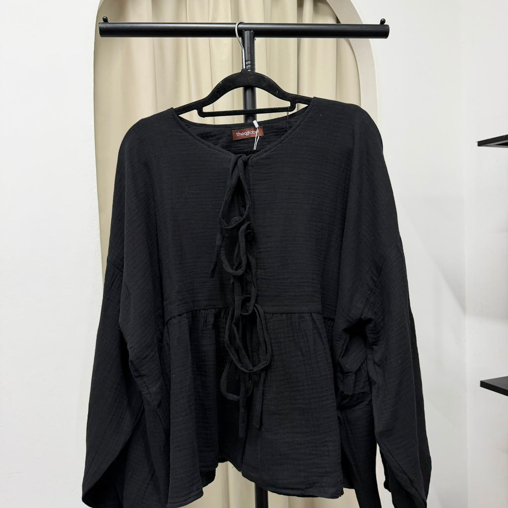 Oversized Ribbon Peplum (CGLABEL - Cotton Foam series)