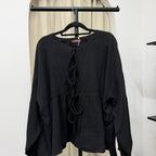 Oversized Ribbon Peplum (CGLABEL - Cotton Foam series)