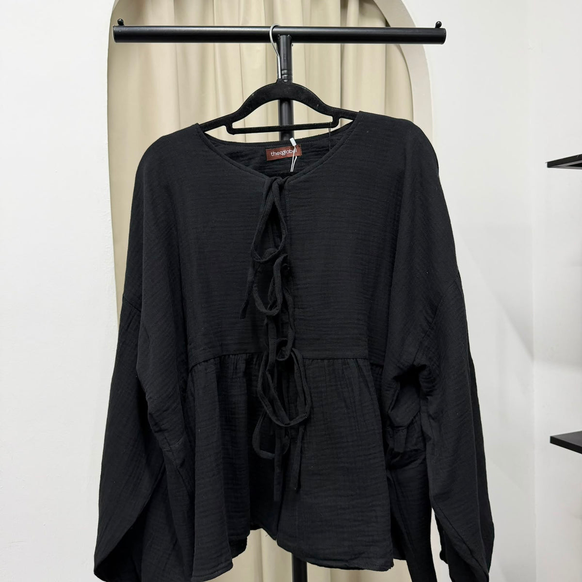 Oversized Ribbon Peplum (CGLABEL - Cotton Foam series)