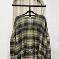 Santorini Ruffles Blouse (CGLABEL - Flannel)