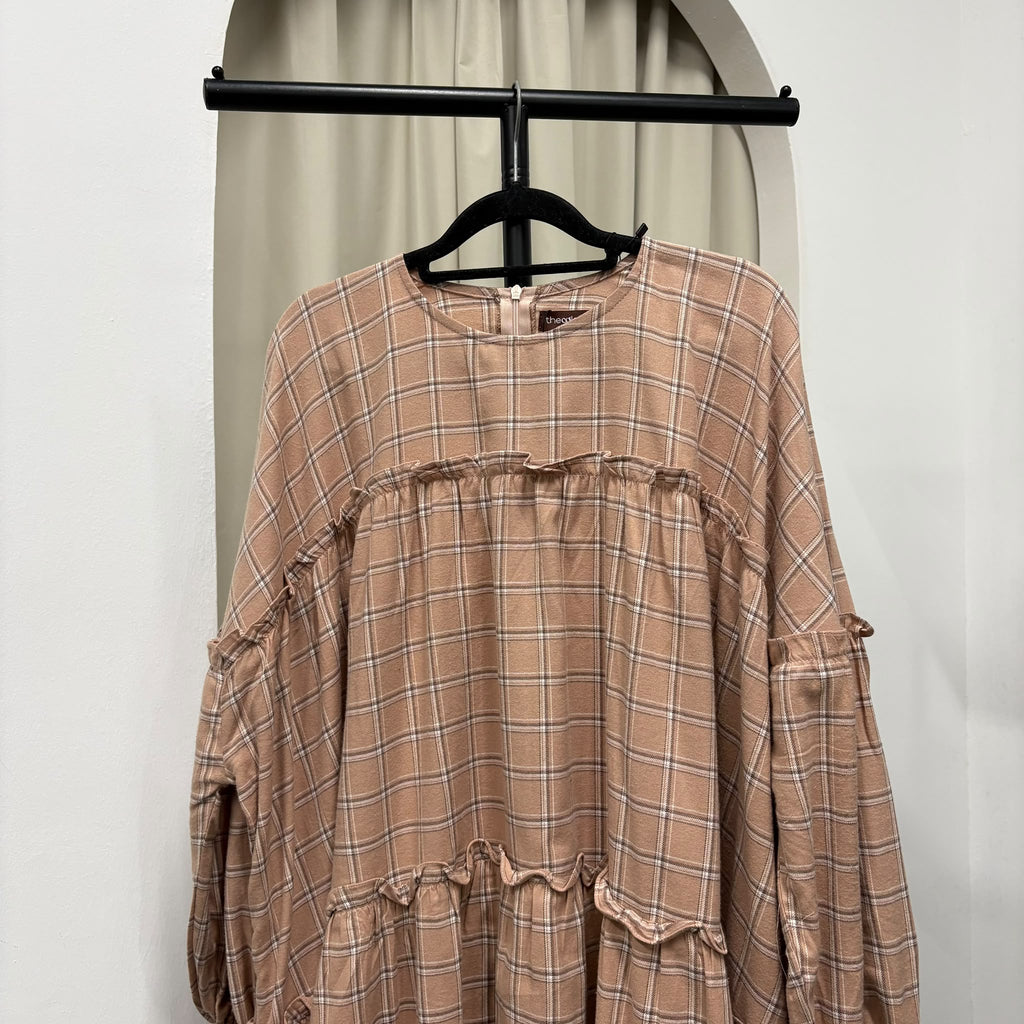 Santorini Ruffles Blouse (CGLABEL - Flannel)