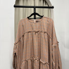 Santorini Ruffles Blouse (CGLABEL - Flannel)