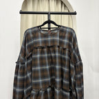 Santorini Ruffles Blouse (CGLABEL - Flannel)