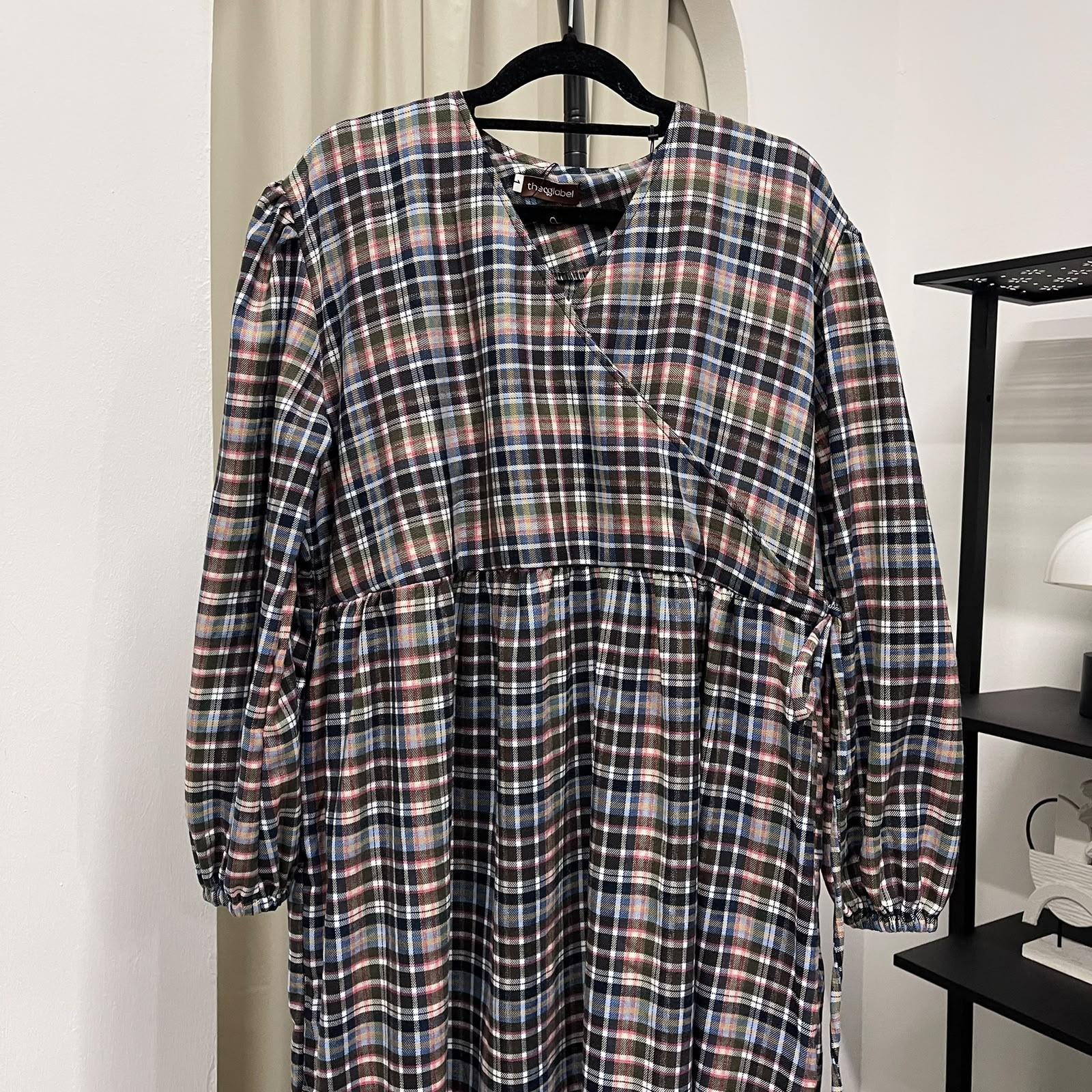 Fuss Free Kimono Dress (CGLABEL - Flannel)