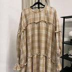 Santorini Ruffle Dress (CGlabel - Flannel)