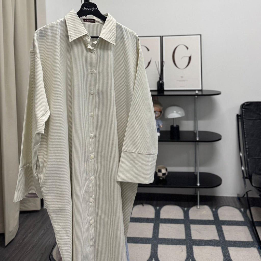 Shirt Dress (CGLABEL - Linen Stripes)