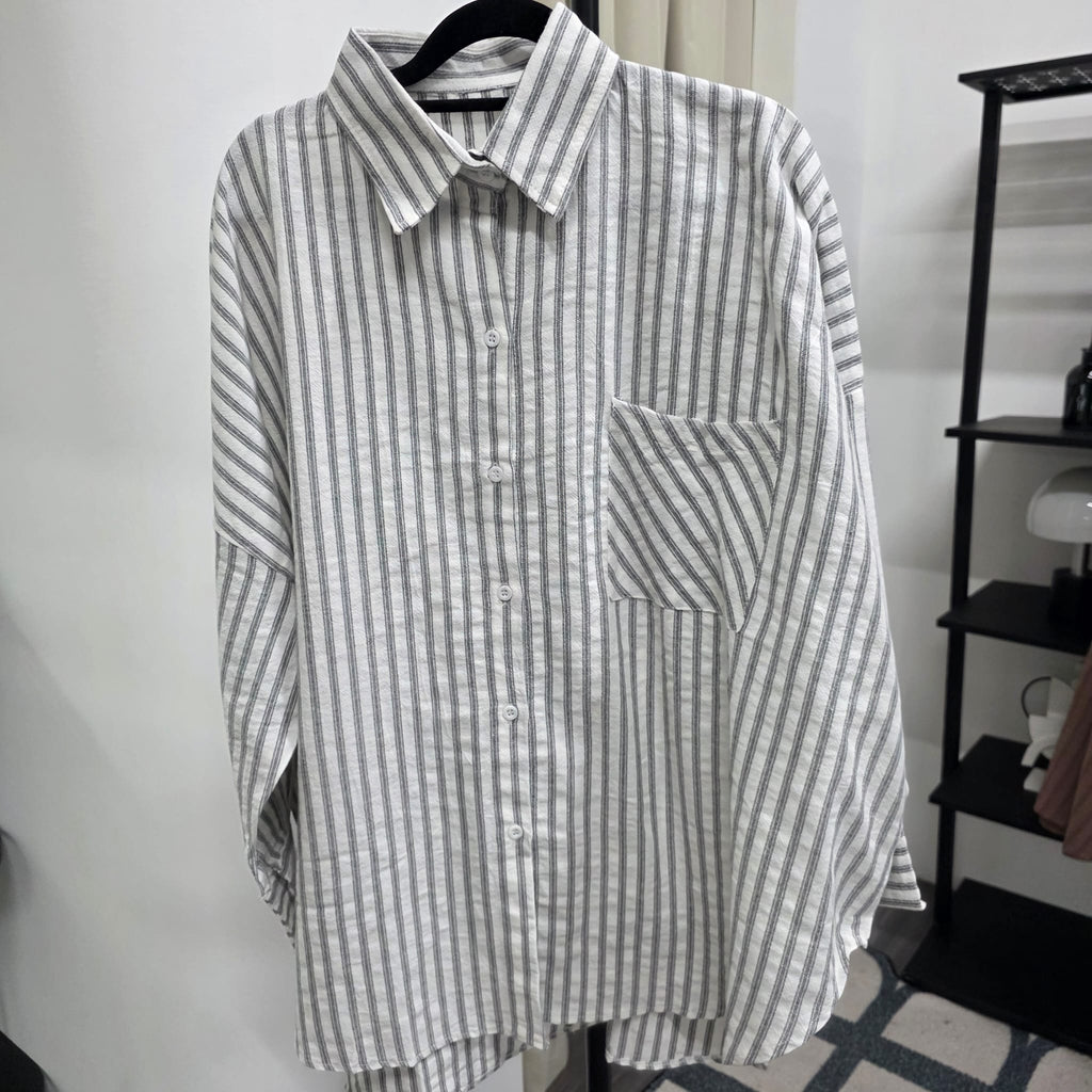 Leah Batwing Oversized Shirt (Curated Series)