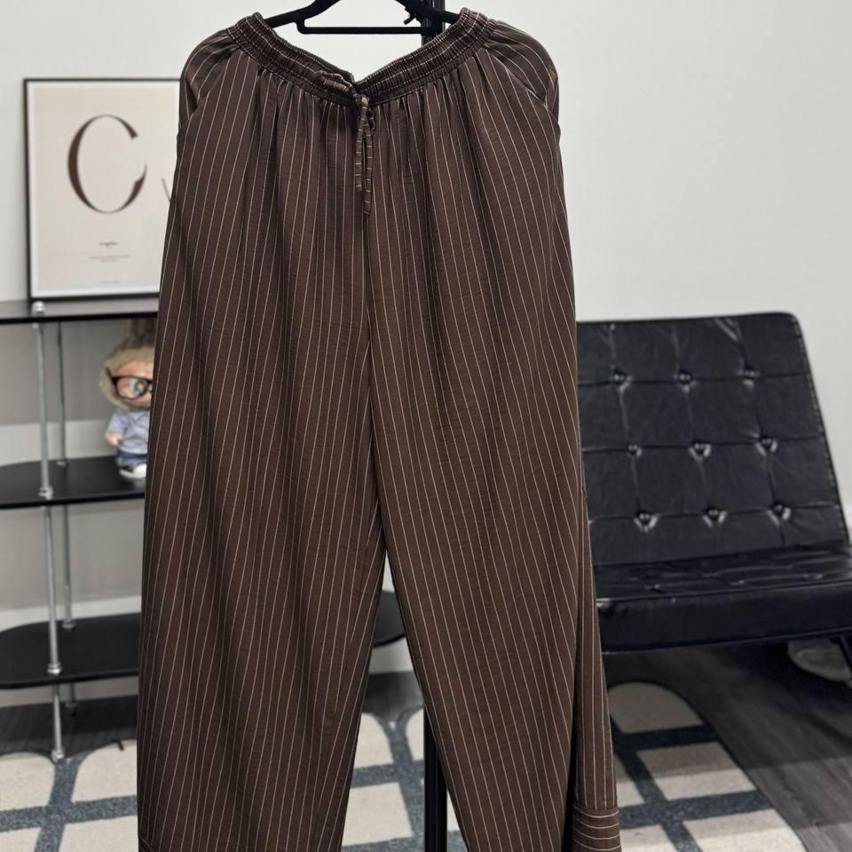 Relax Pants (by thecglabel - Striped Linen Woven Material)