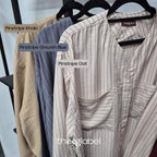 Signature Shirt (by thecglabel - Linen Stripes Woven)