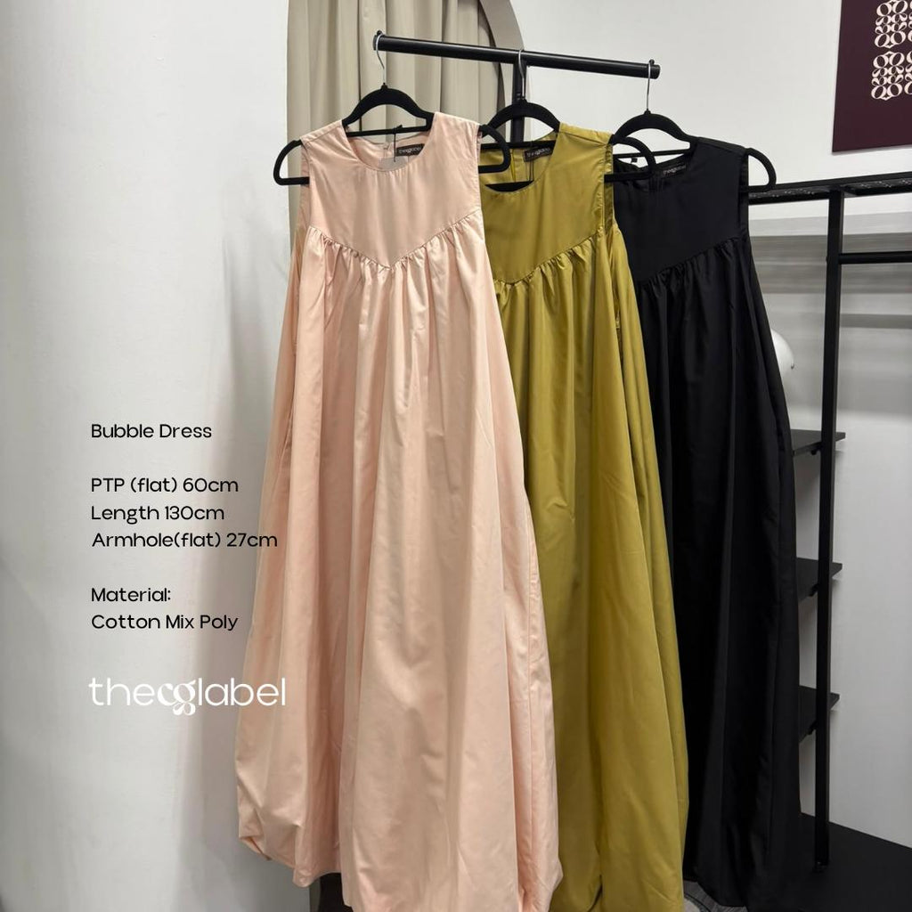 Bubble Dress (CGLABEL - Cotton Mix Poly)