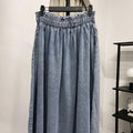 Poplin Denim skirt (CG Curated series)