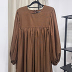 Amani Puffy Sleeve Dress (CGLABEL - Cotton Linen)