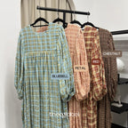 Amani Puffy Sleeve Dress (CGLABEL - Cotton Mix Poly)