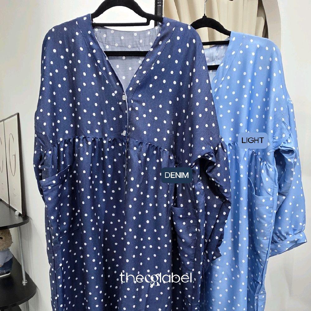 Denim Polka Dress (CG Curated Series)