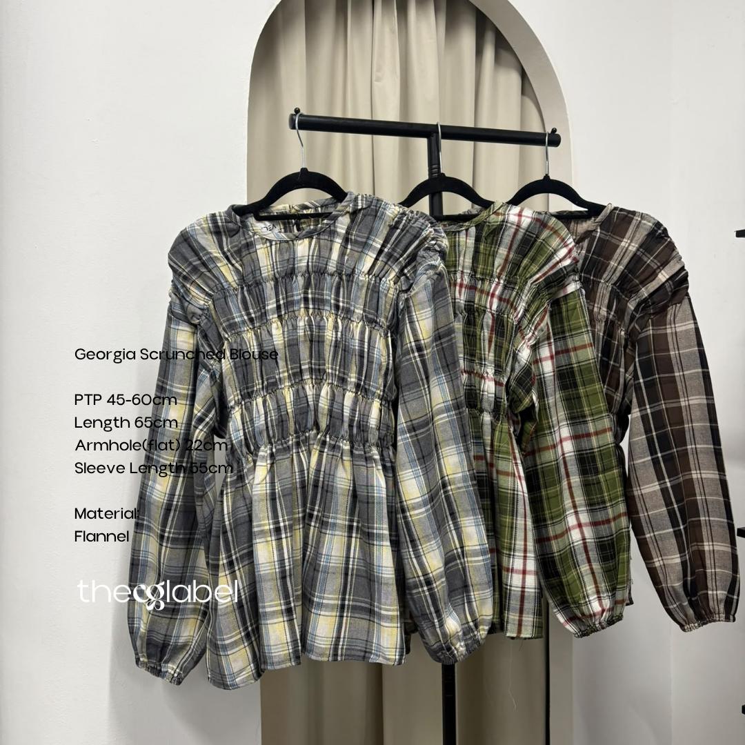 Georgia Scrunched Blouse (CG Curated Series)
