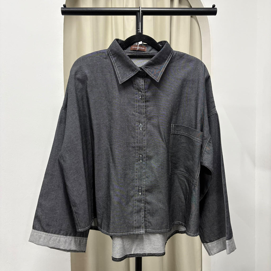 Boxy Shirt (CGLABEL- Twill Denim)
