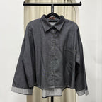 Boxy Shirt (CGLABEL- Twill Denim)