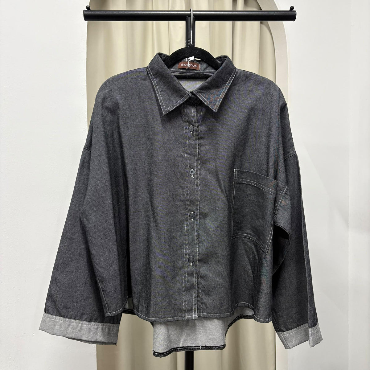 Boxy Shirt (CGLABEL- Twill Denim)