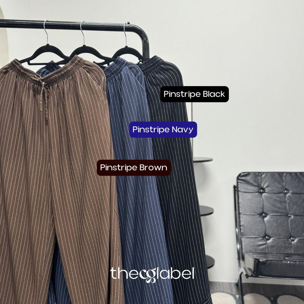 Relax Pants (by thecglabel - Striped Linen Woven Material)