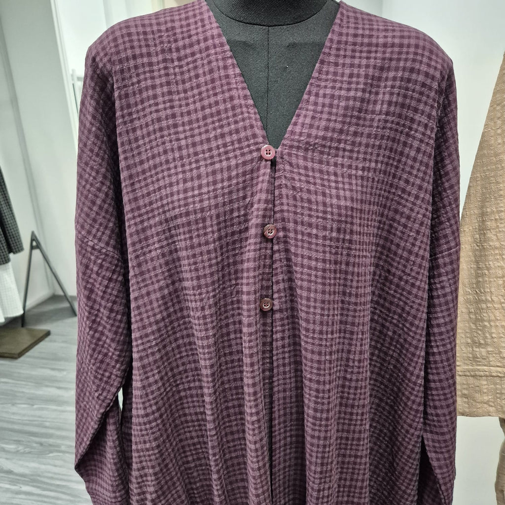 Kimono Outerwear (By thecglabel - Checkered Linen)