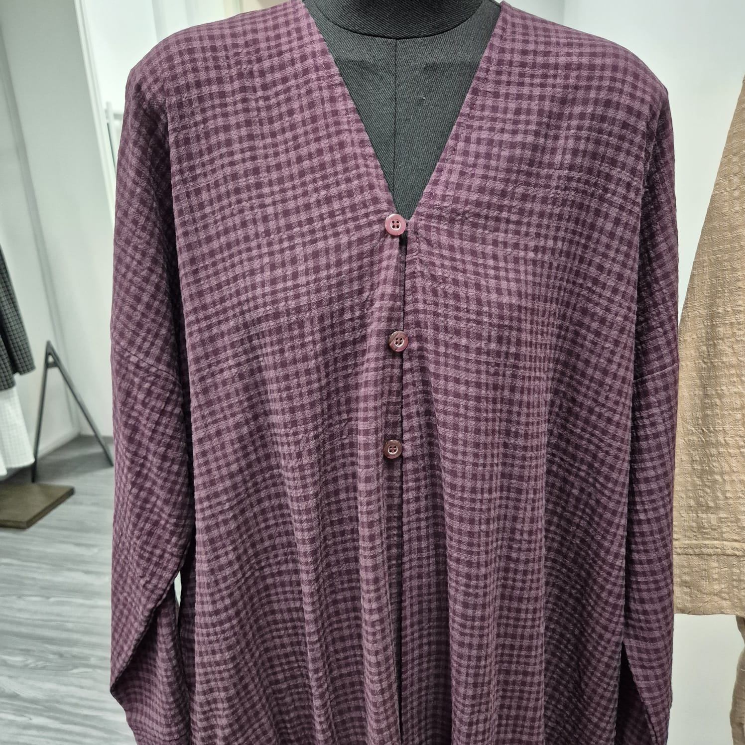 Kimono Outerwear (By thecglabel - Checkered Linen)
