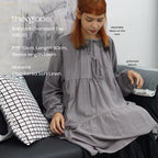 Babydoll Oversized Top (By thecglabel- Checkered Linen)