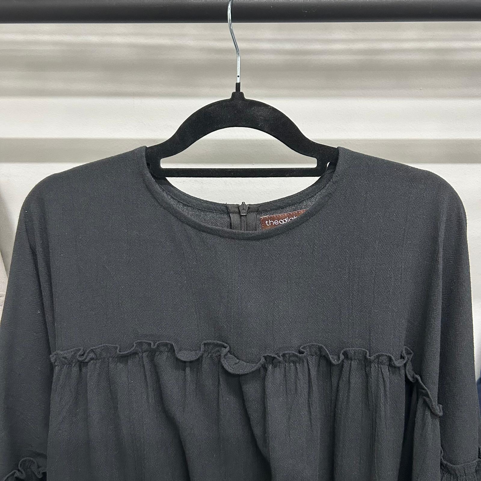 Santorini Ruffle Dress (CGLABEL - Linen Crinkle)