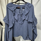 Thara Ruffles Blouse (By thecglabel - Cotton Foam Series)