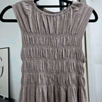 Smock Sleeveless Dress (CGLABEL - Checkered Linen)