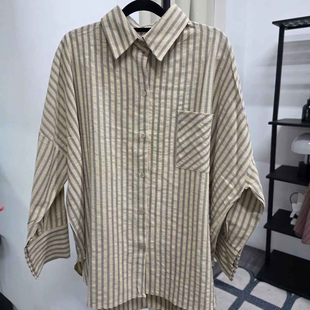 Leah Batwing Oversized Shirt (Curated Series)