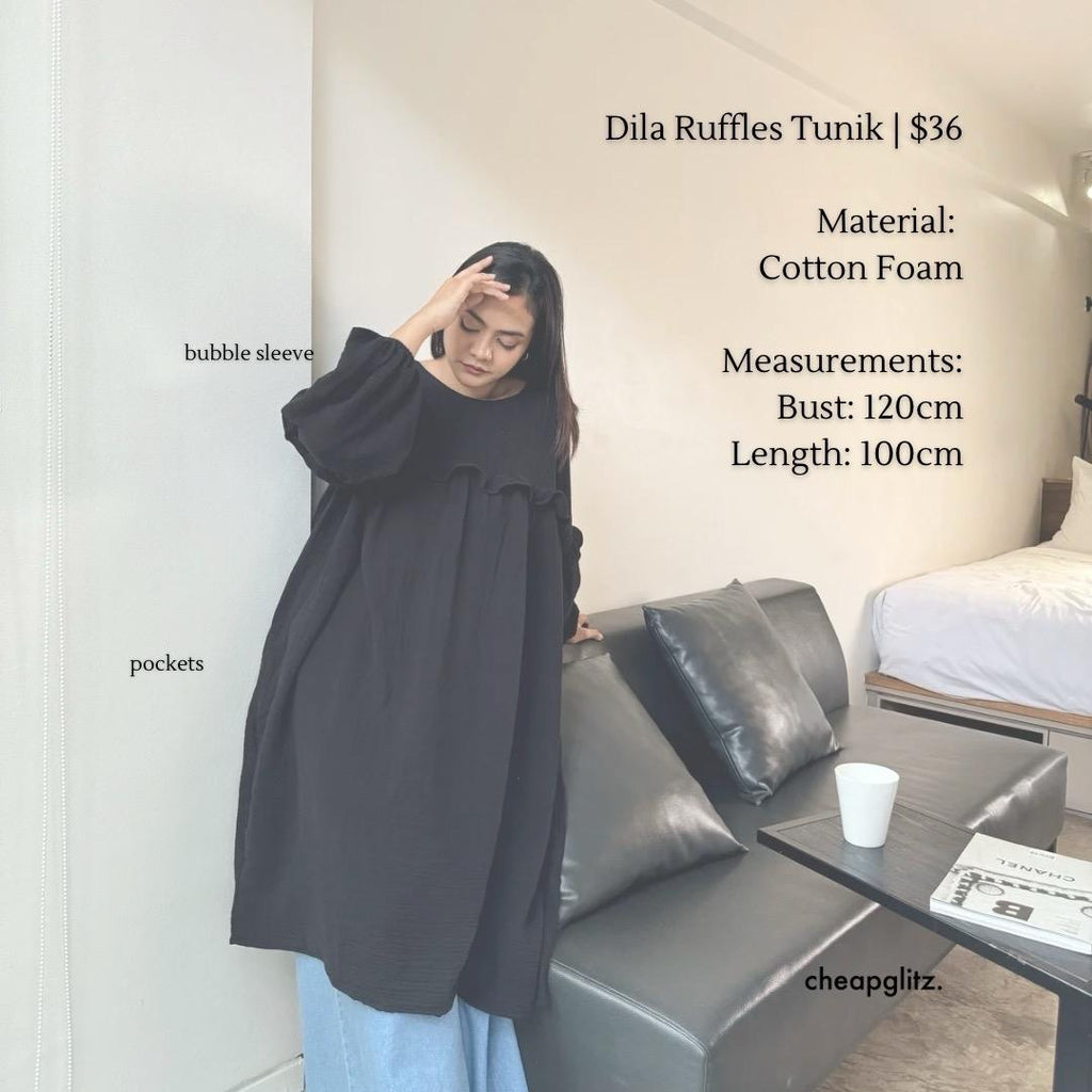 Dila Ruffles Tunik (CGLABEL- Foam series)