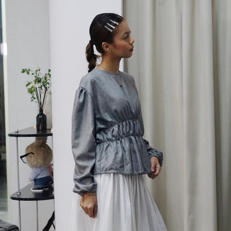 Medina Smock Blouse (CGLABEL - Cotton Medinah)