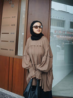 Santorini Ruffles Blouse (CGLABEL - Linen Crinkle)
