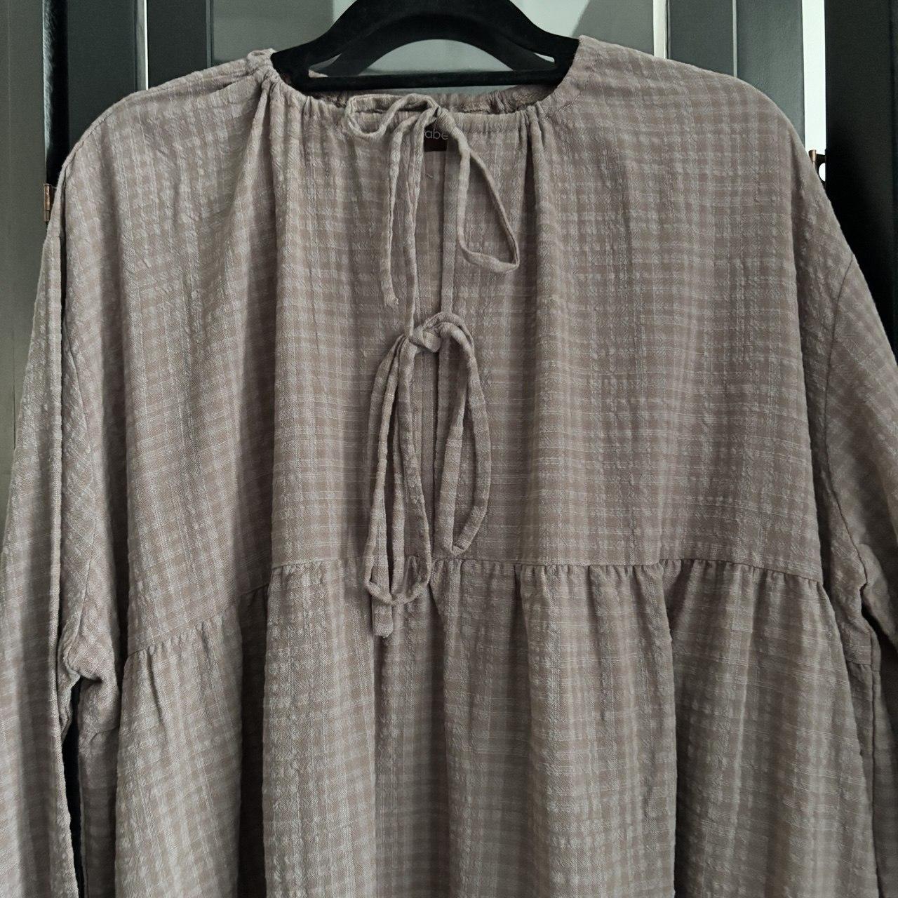 Babydoll Oversized Top (By thecglabel- Checkered Linen)