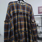 Santorini Ruffles Blouse (CGLABEL - Flannel)