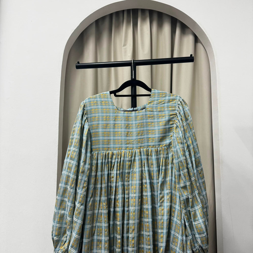 Amani Puffy Sleeve Dress (CGLABEL - Cotton Mix Poly)