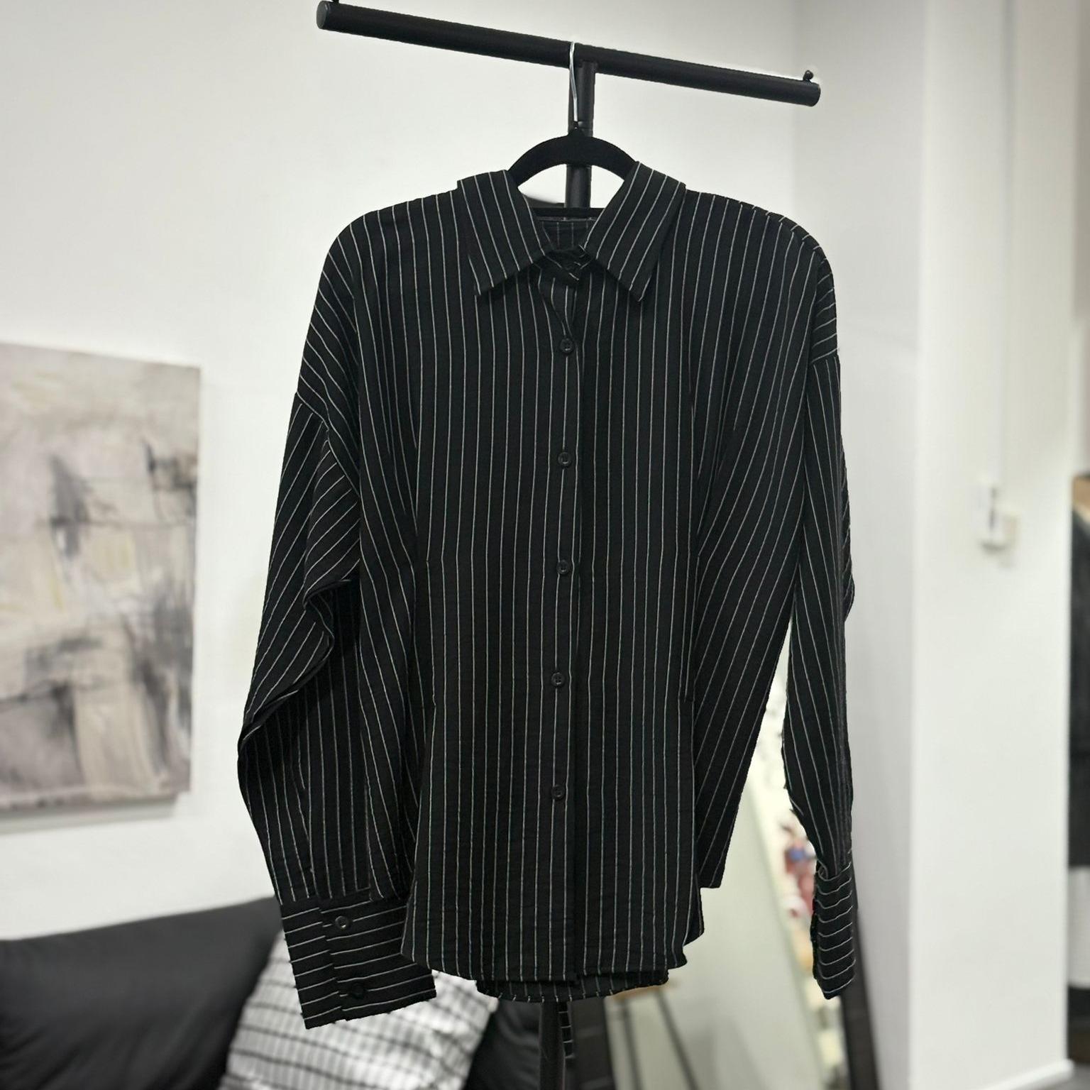 Dart Signature Shirt (By thecglabel - Linen Stripes Woven Material)