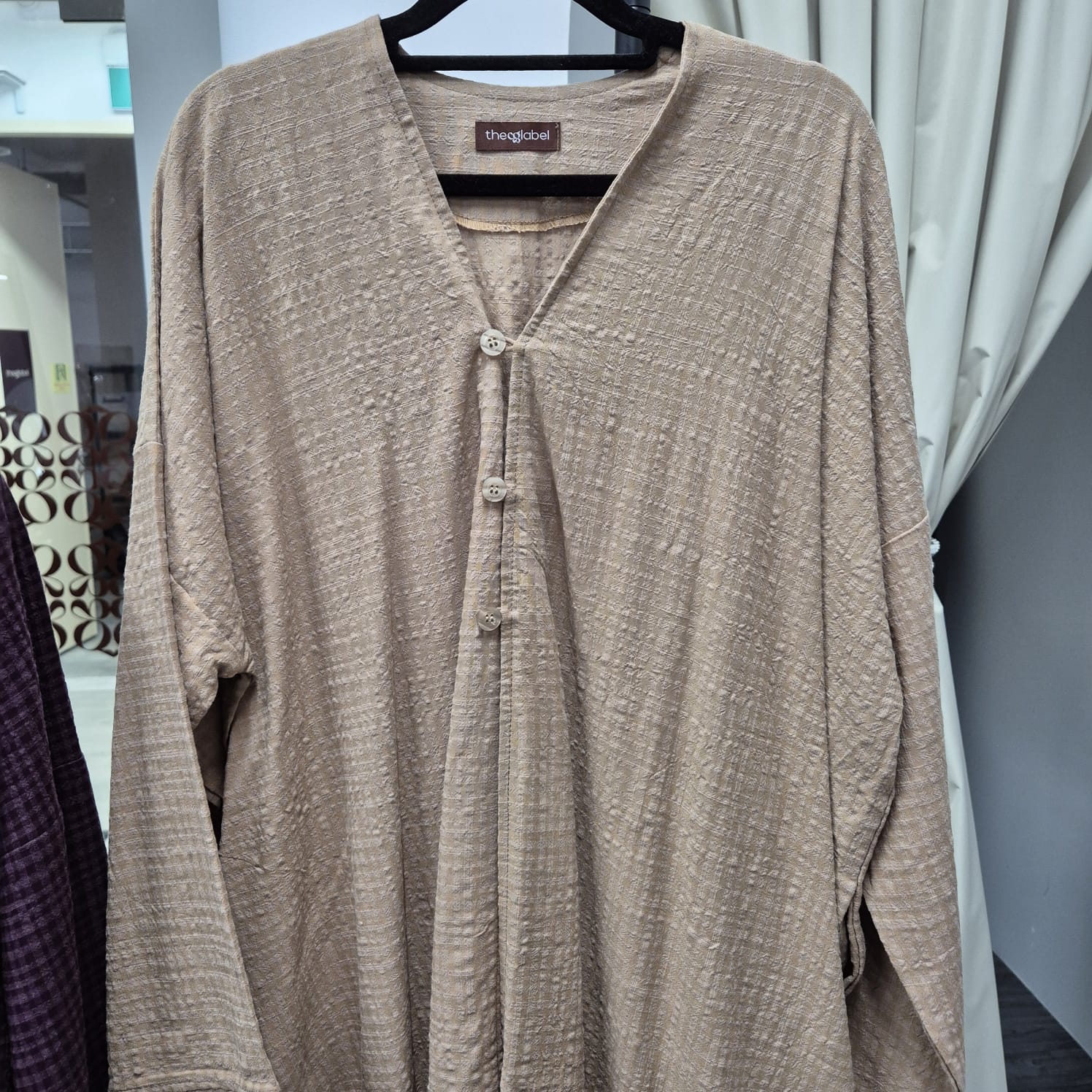 Kimono Outerwear (By thecglabel - Checkered Linen)