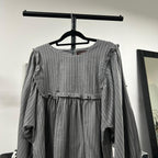 Serina Cropped Blouse (CGLABEL - Coarse Linen)