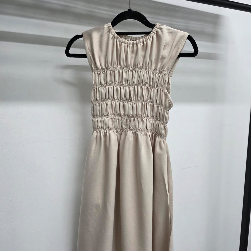 Smock Sleeveless Dress V.3 ( By thecglabel - Plain Linen Series)