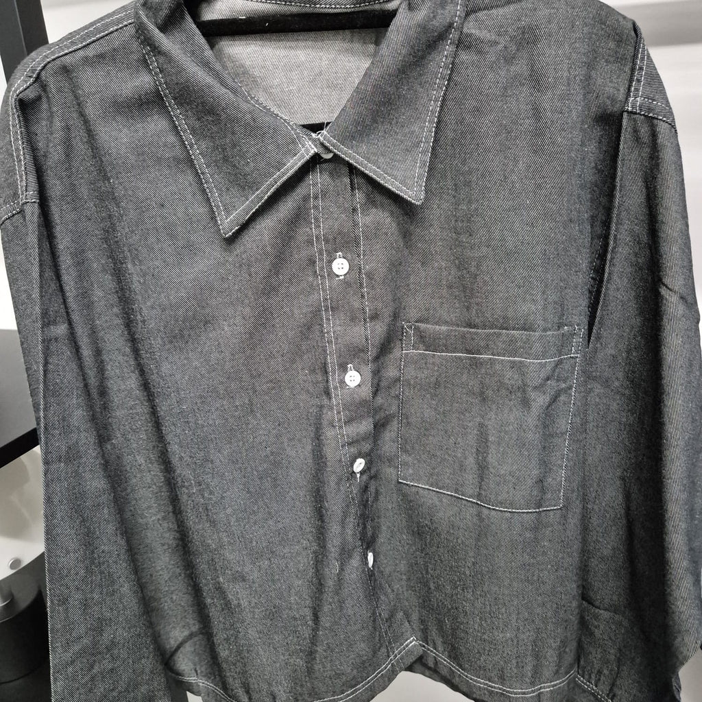 Boxy Denim Top (Curated Series)