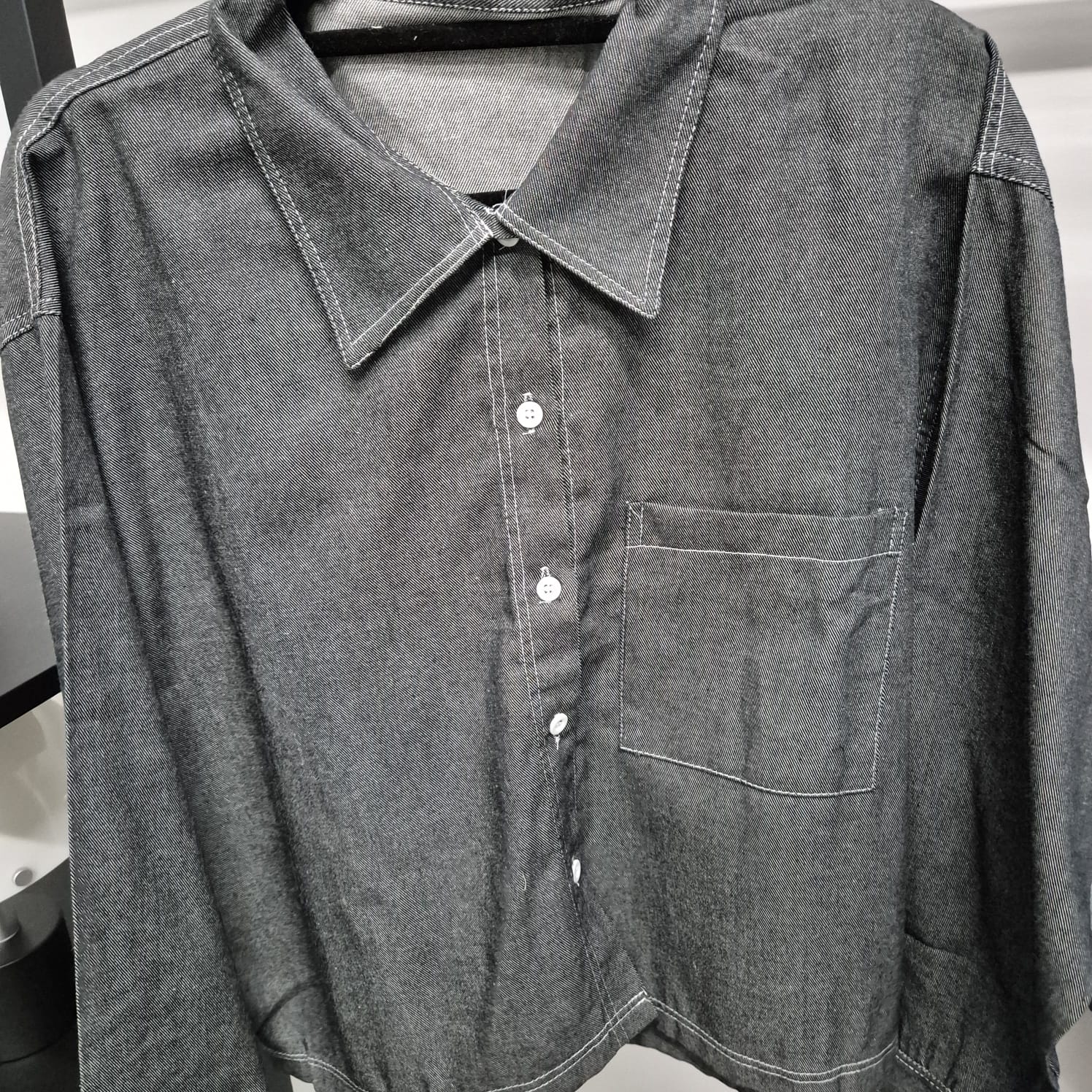 Boxy Denim Top (Curated Series)
