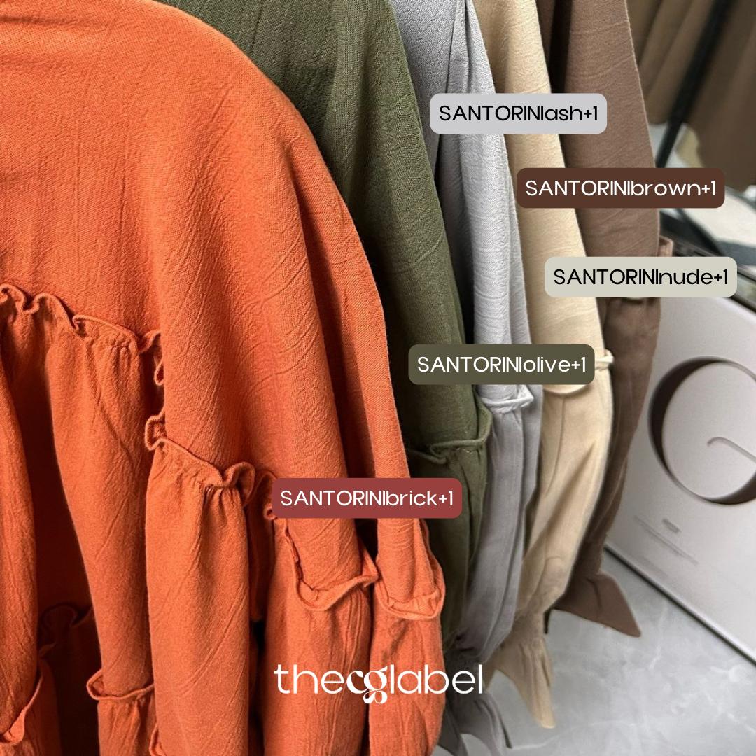 Santorini Ruffles Blouse (CGLABEL - Linen Crinkle)