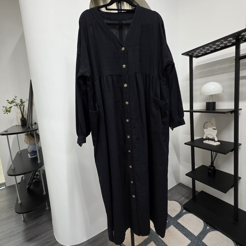 Linen Button Tunik (Curated Series)