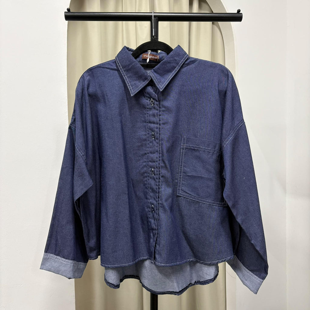 Boxy Shirt (CGLABEL- Twill Denim)